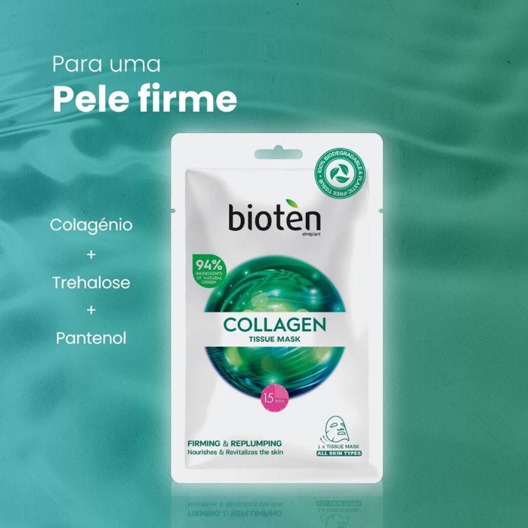 BIOTEN  Máscara rosto tecido Multicollagen - 1un