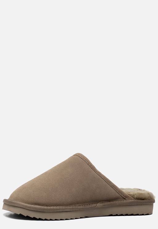 Warmbat Classic Pantoffels groen Suede