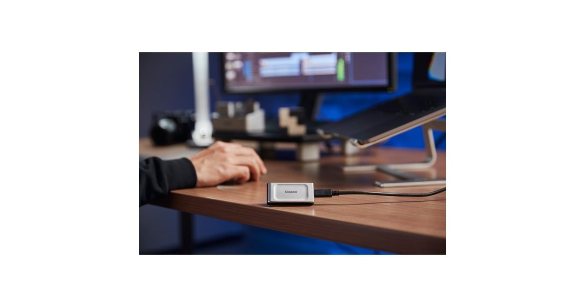 KingstonXS2000 Portable 4 TB externe SSD  (Zilver/zwart, SXS2000/2000G, USB-C 3.2 (20 Gbit/s))