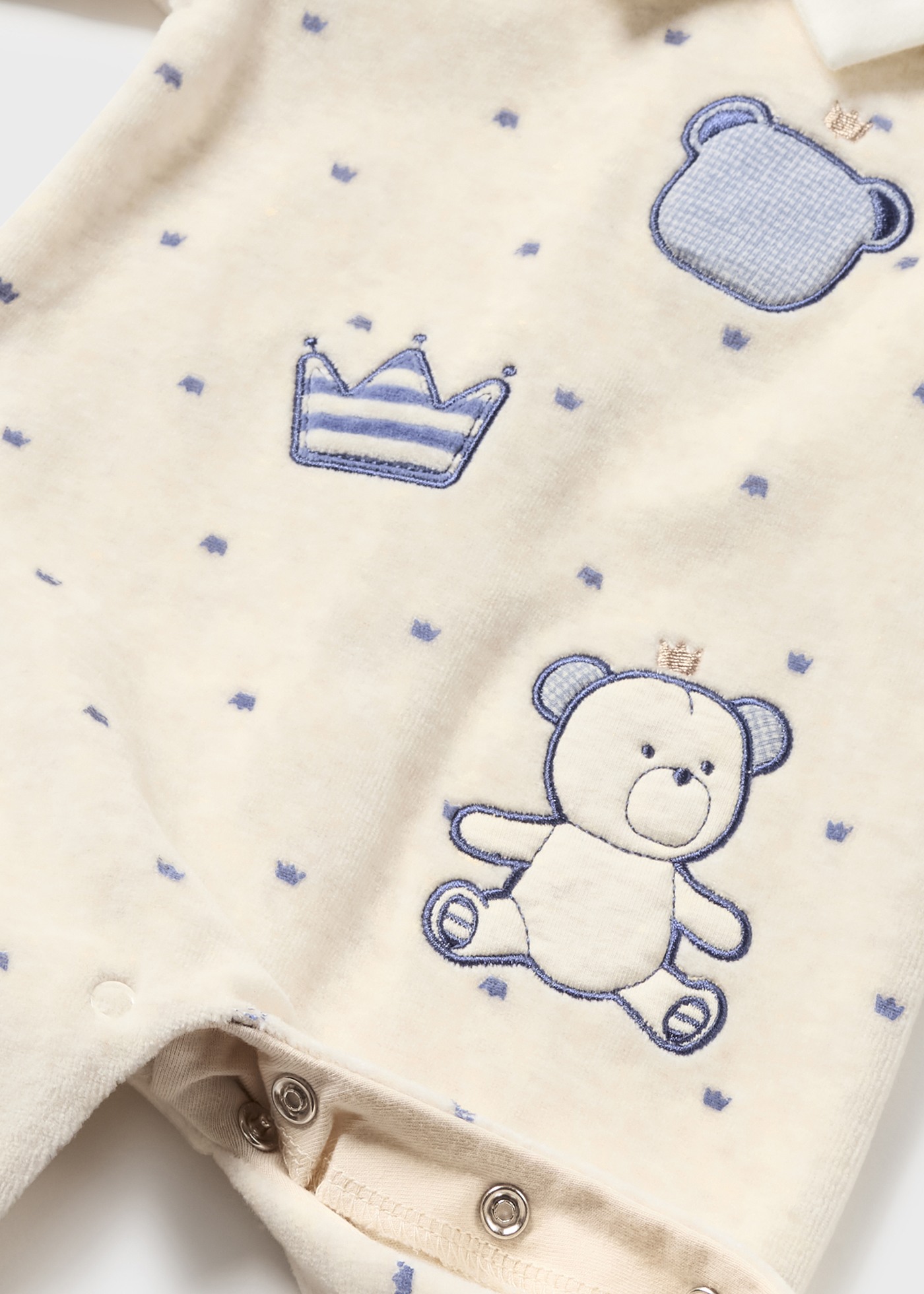 Conjunto de 2 pijamas de lã polar Better Cotton para recém-nascidos