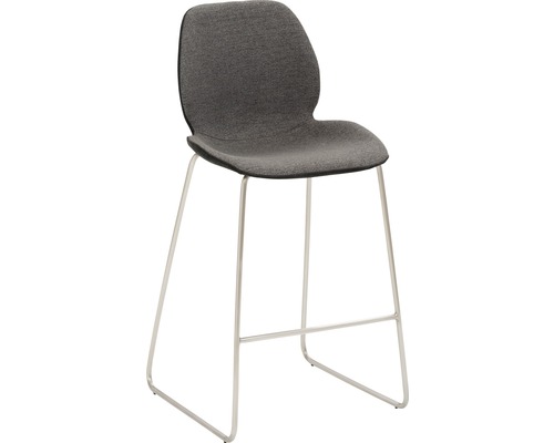 Barkruk Mayer zitmeubel mySOLO 1176 49 x 49 x 96 cm roestvrij staal/antraciet 1176-K4-524