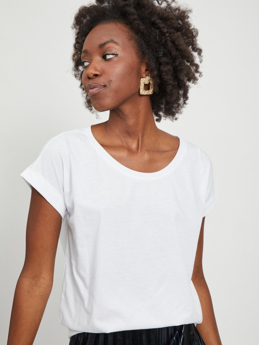 Vila  Vidreamers pure t-shirt - Optical Snow