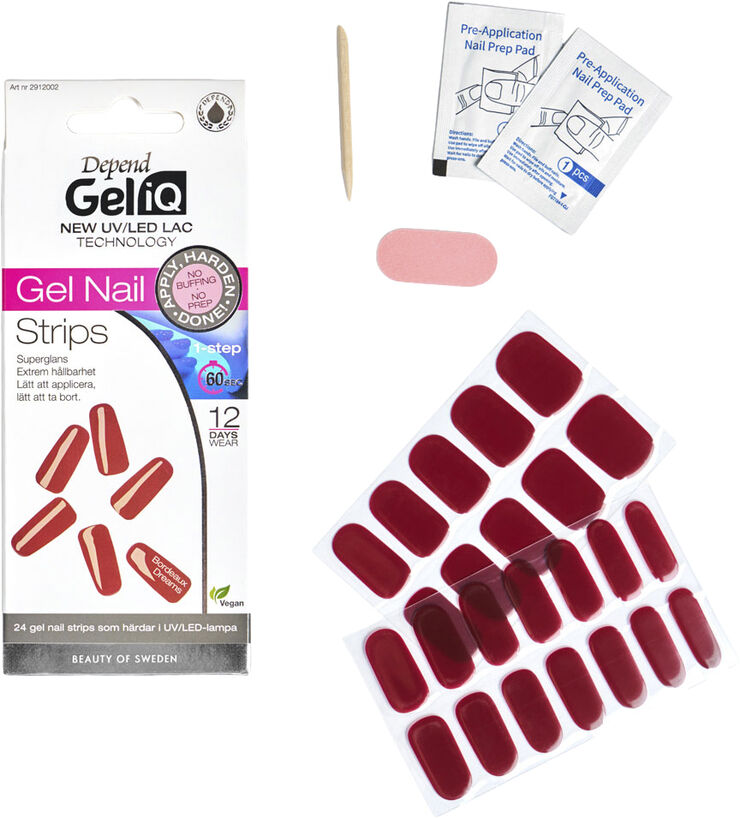 Depend Gel iQ Gel Nail Strips Semi cured n