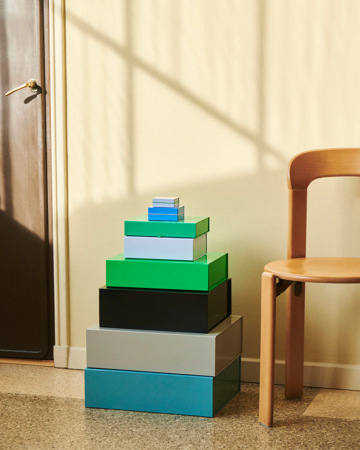 HAY  Colour Storage kasse, Ocean blue - L