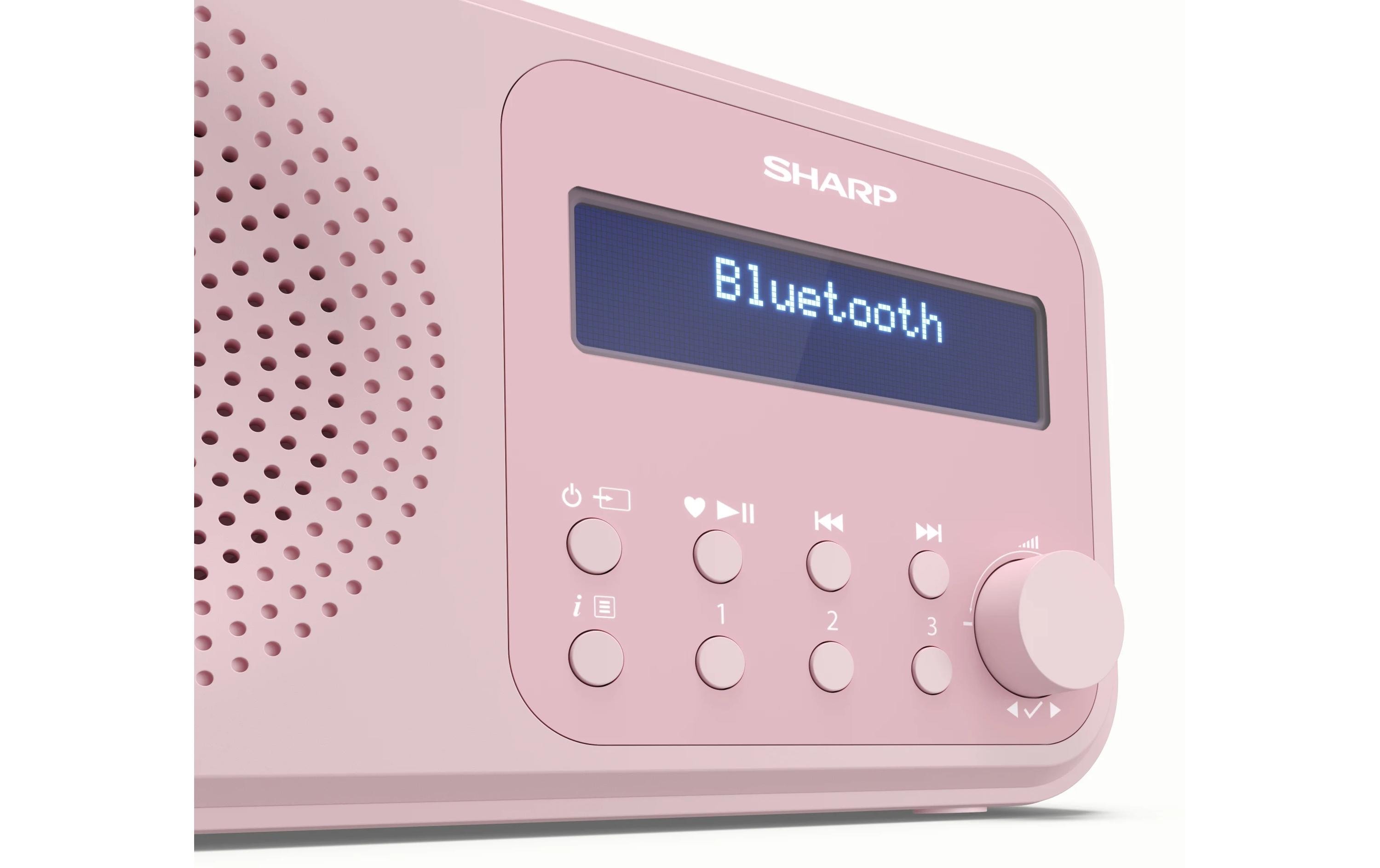 DAB+ Radio DR-P420 – PinkTragbares Digitalradio mit Bluetooth