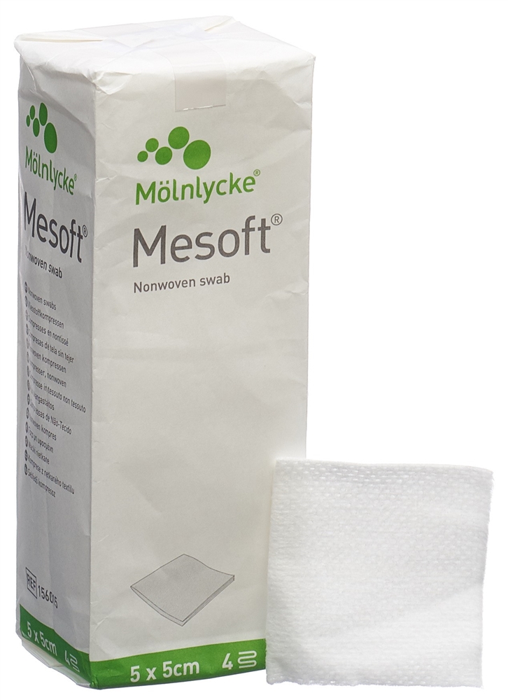 MESOFT Kompressen 5x5cm unsteril 100 Stk