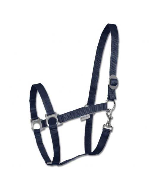 Waldhausen Halster Perlon Blauw - Paardenhalster