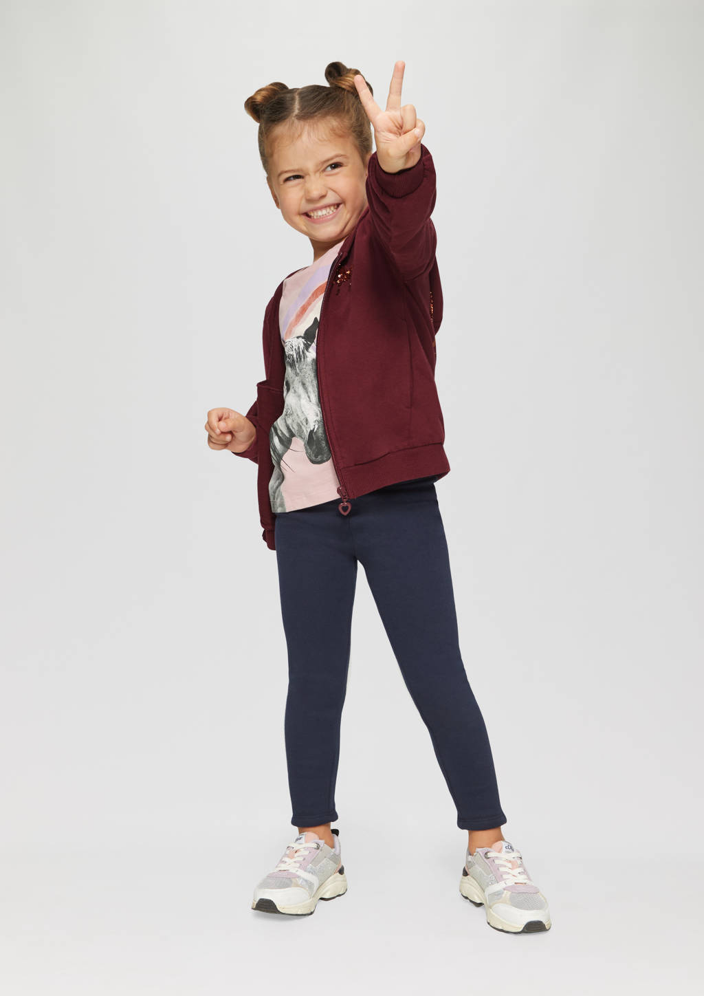 s.Oliver sweatvest donkerrood