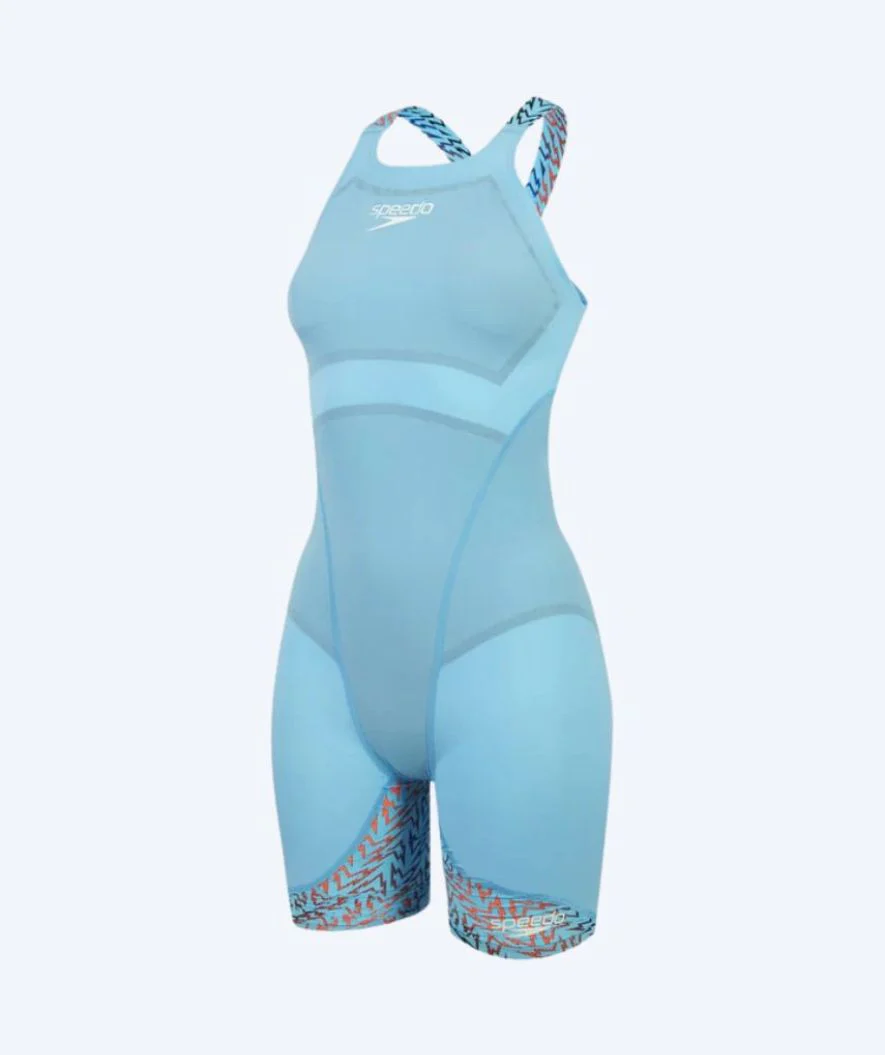 Speedo konkurrence badedragt til damer - LZR Ignite - Blå/orange