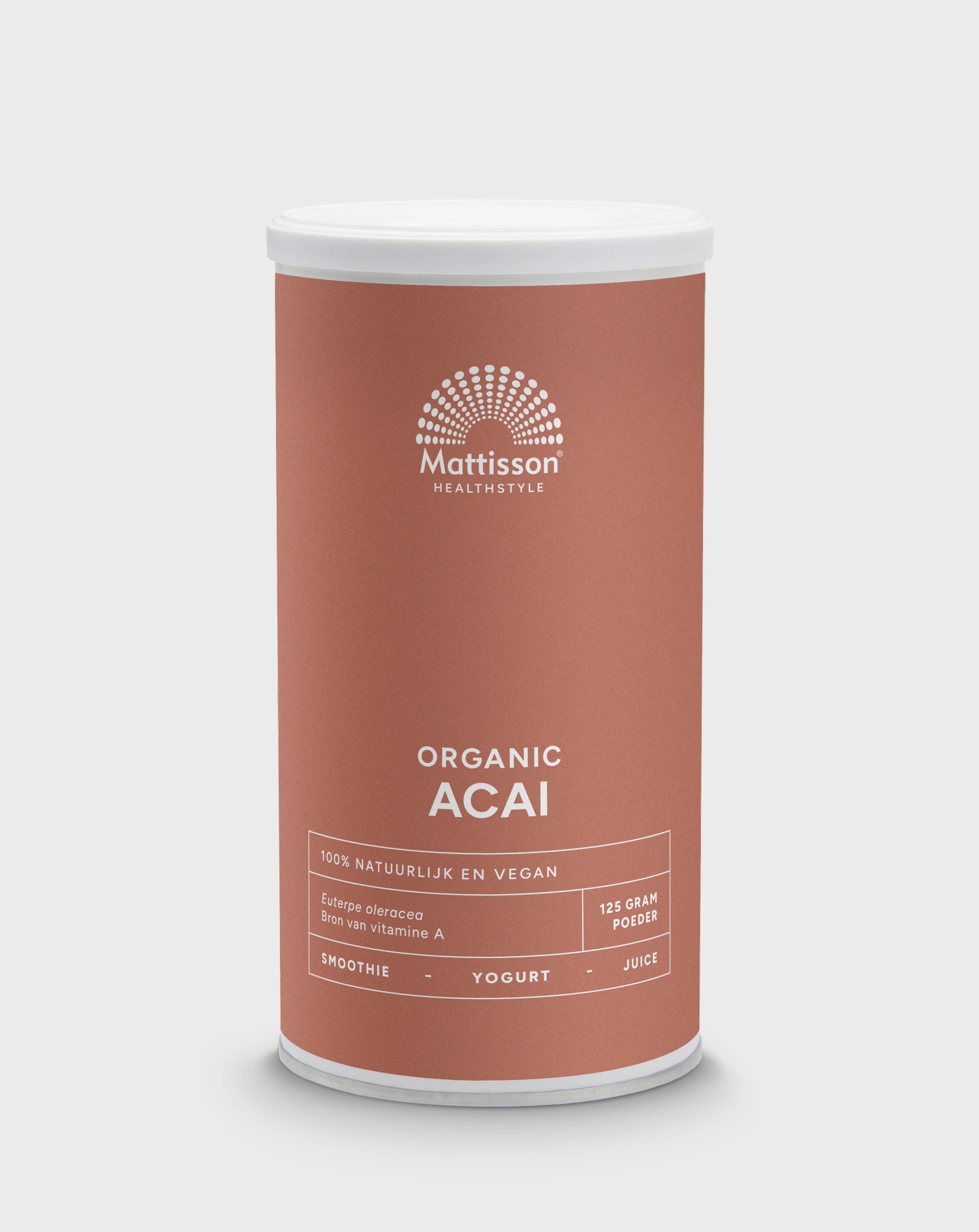 Mattisson Acai Poeder Euterpe Oleracea Organic Bio (125 gr)