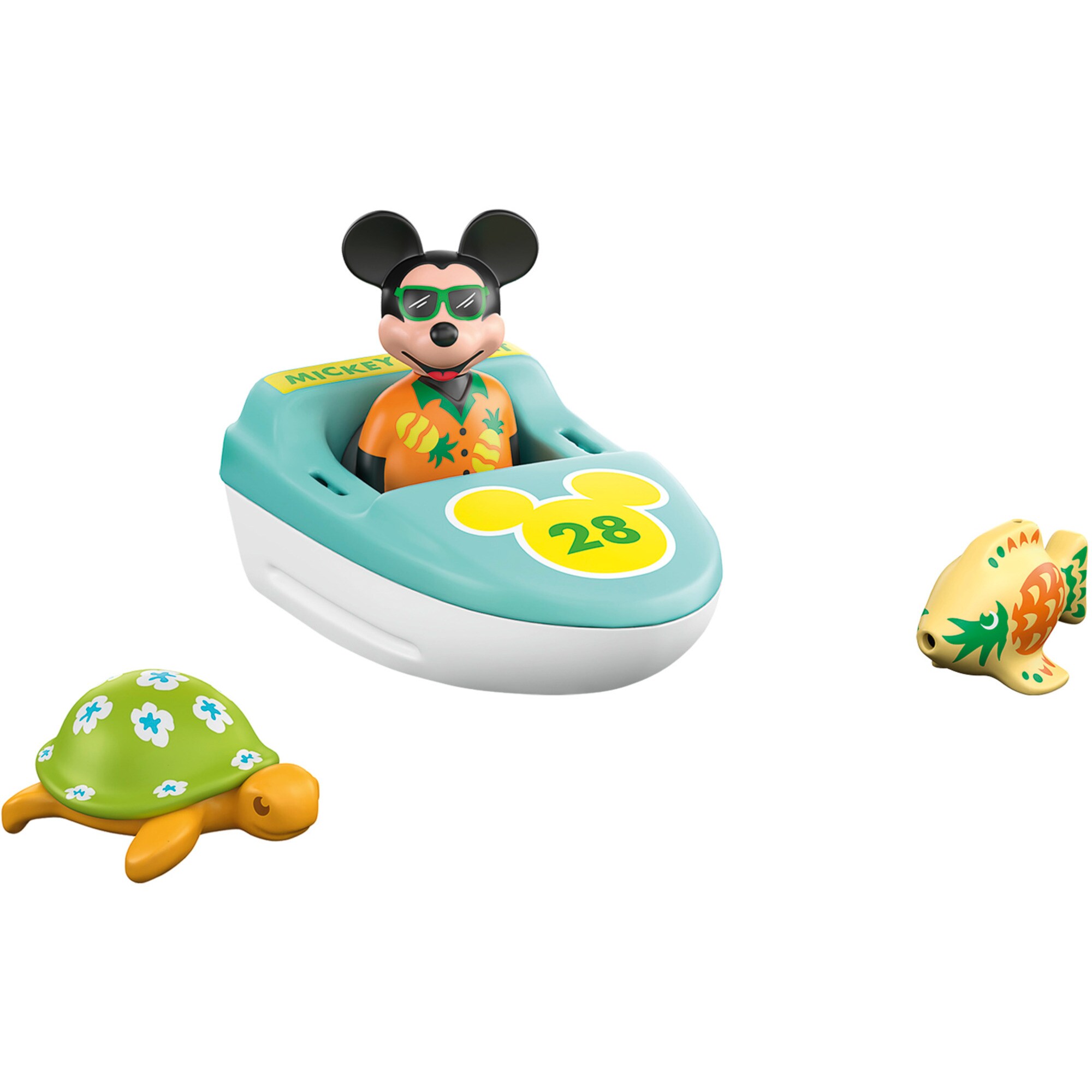PLAYMOBIL Spielfigur Junior Aqua & Disney: Mickys Bootstour