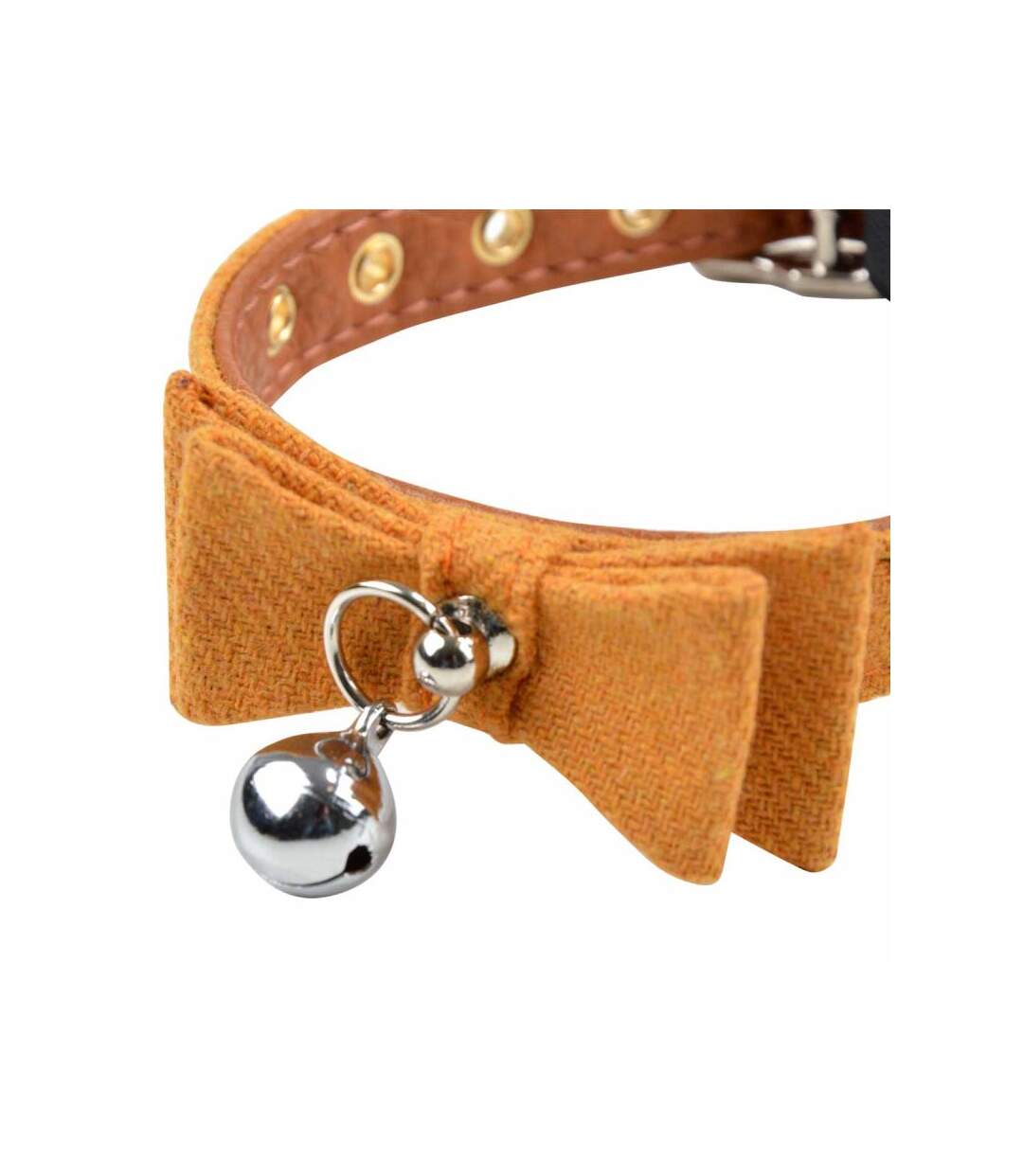 Paris Prix - Collier Pour Chat anti Etranglement 27cm Moutarde