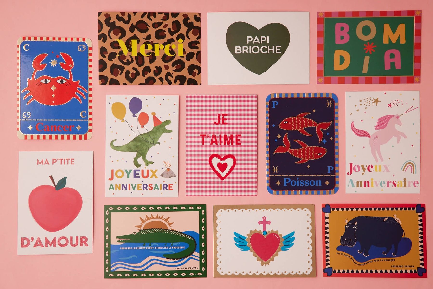Carte proverbe Ivoirien hippopotame Le petit Souk