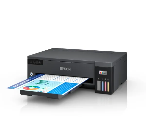 Epson EcoTank L11050 - Printer - farve - blækprinter - ITS - A3 - 4800 x 1200 dpi - op til 15 spm (mono) / op til 8 spm (farve) - kapacitet: 100 ark - USB, Wi-Fi - sort