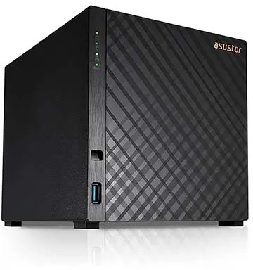 ASUSTOR Drivestor 4 AS1104T - NAS-server - 4 bays - SATA 6Gb/s - RAID RAID 0, 1, 5, 6, 10, JBOD - RAM 1 GB - 2.5 Gigabit Ethernet - iSCSI support