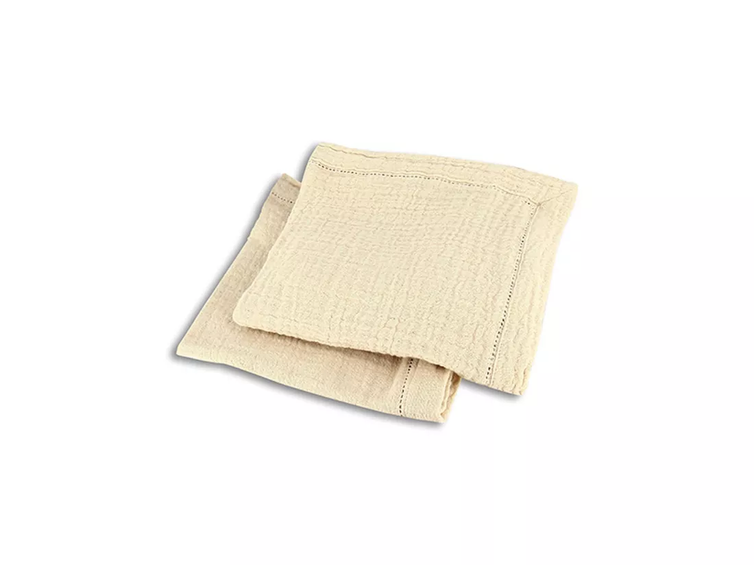 Ogo Living - Lot De 2 Serviettes De Table Origin 40x40cm En Coton Cumin