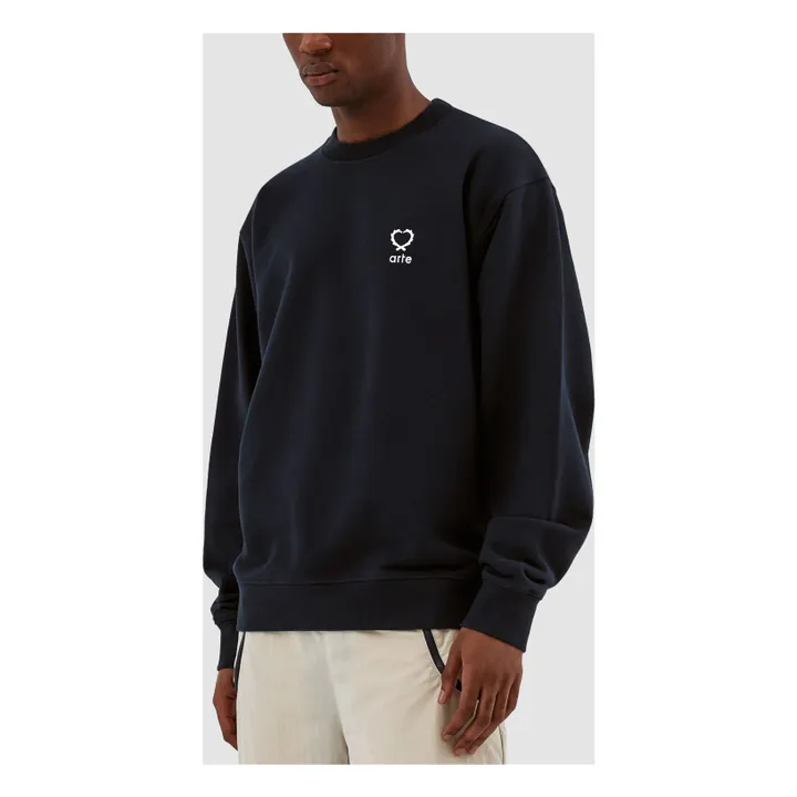 Arte Antwerp Sweat Heart Leaves | Bleu marine