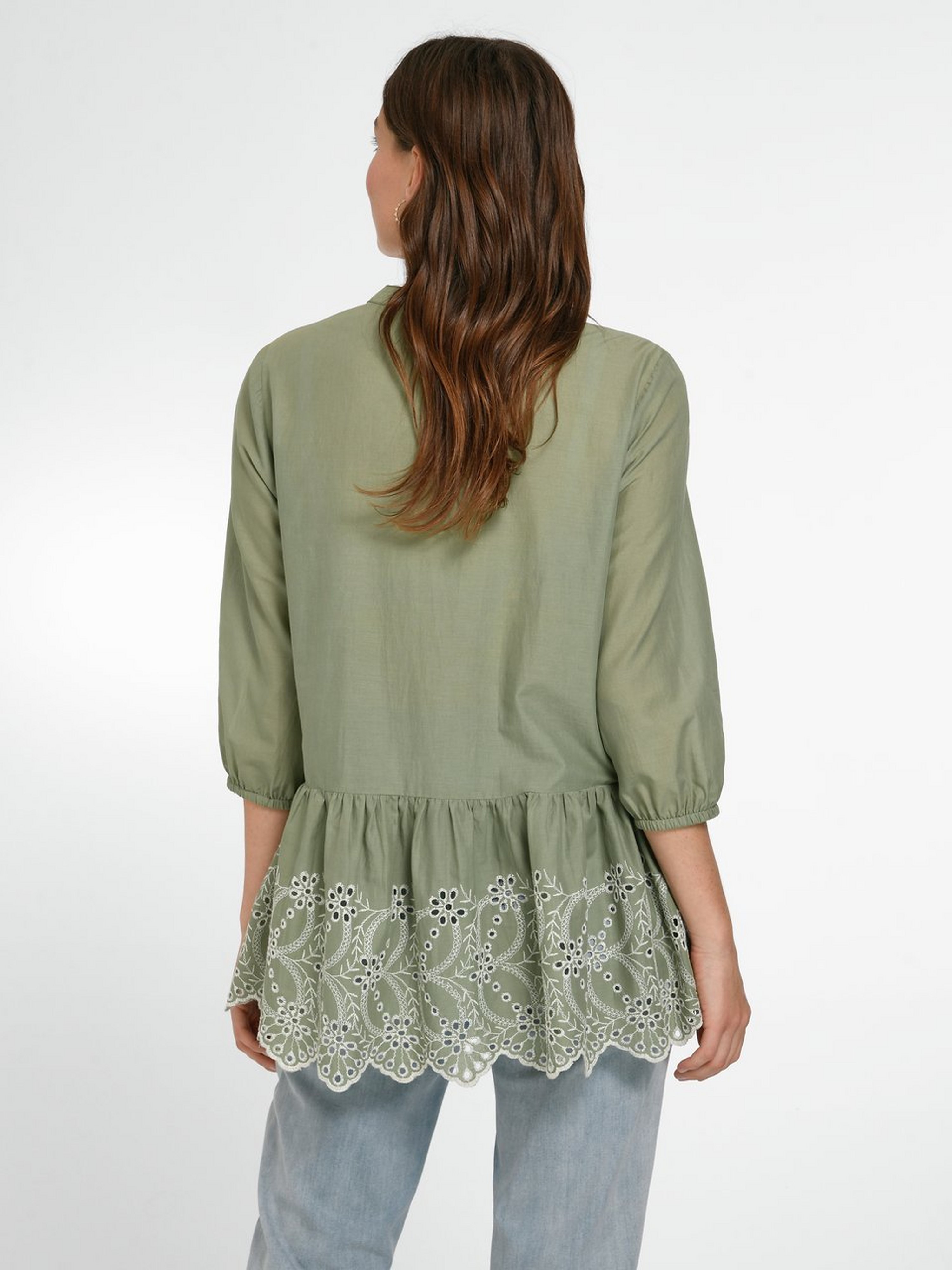 Bluse mit 3/4-Arm