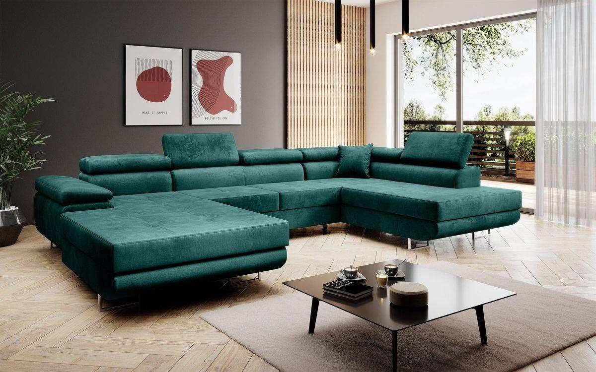 Luxusbetten24 Schlafsofa Designer Sofa Lago