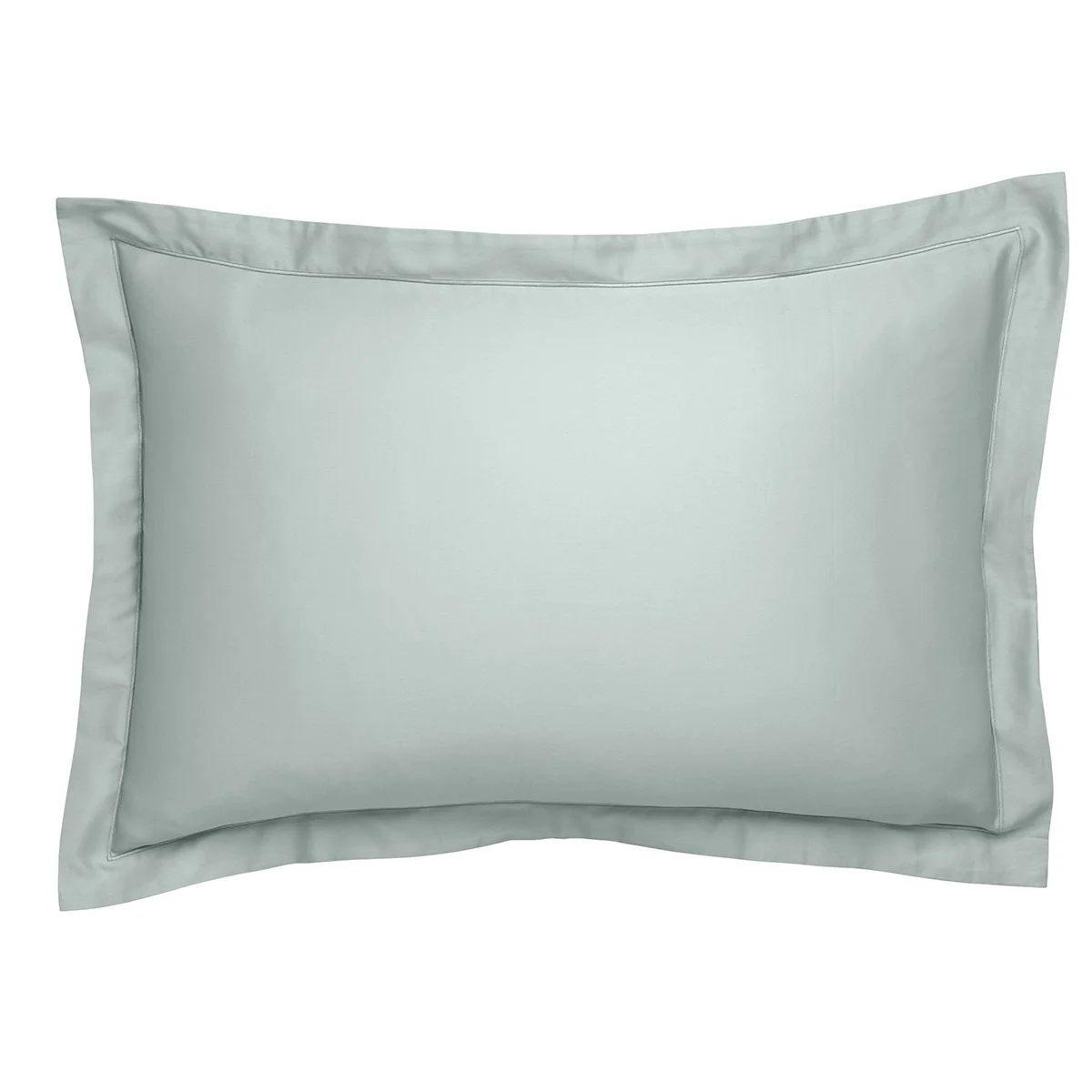 Taie d'oreiller Partition Satin de coton Coloris Menthe