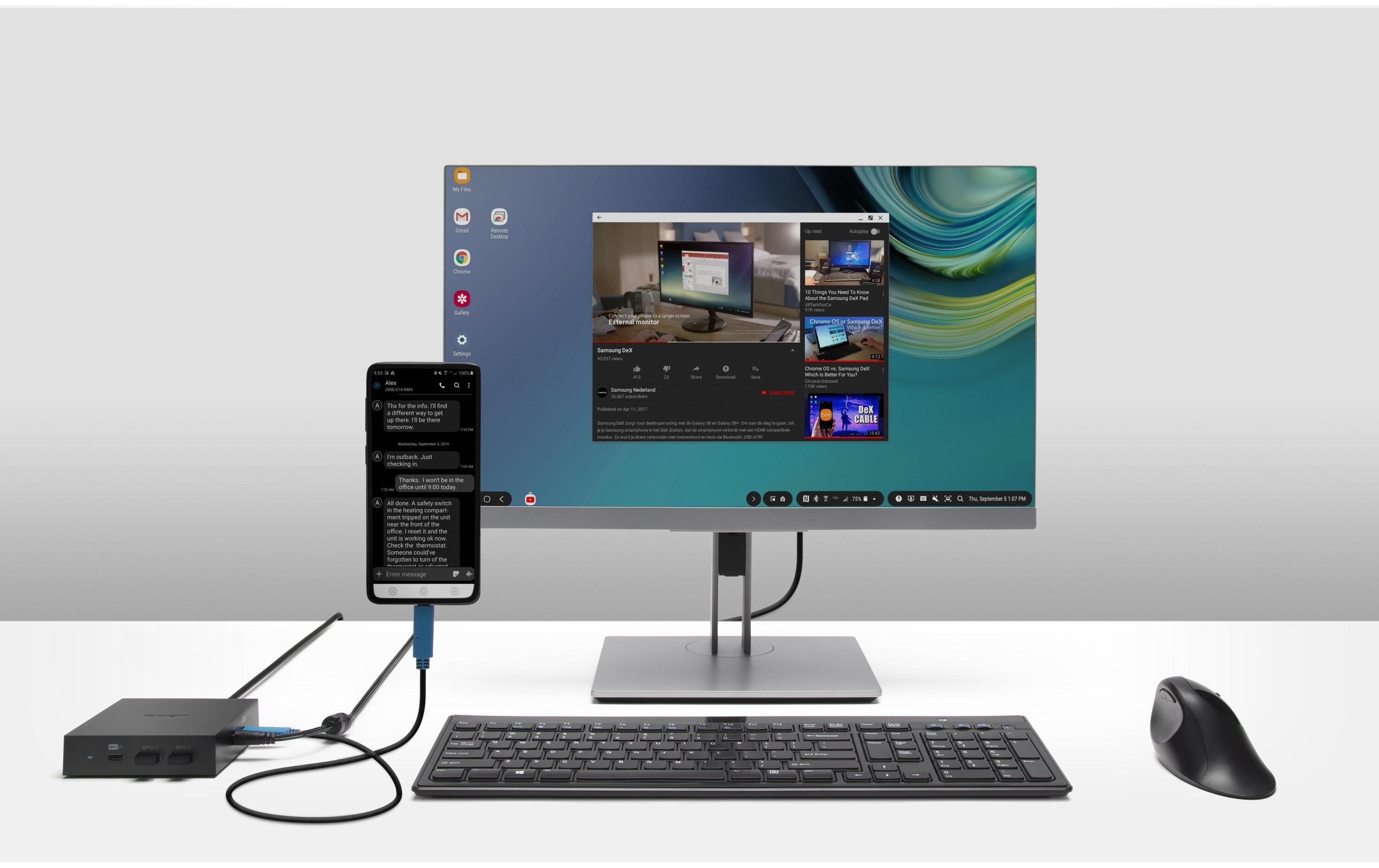 Ergonomische Maus Pro FitErgonomische Maus mit dualer kabelloser Verbindung