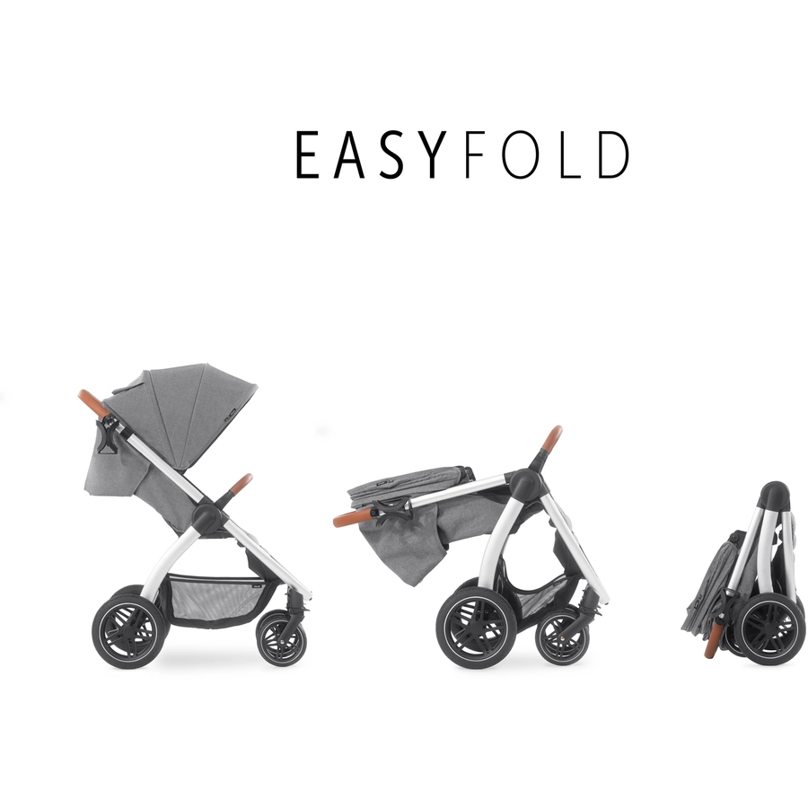 hauck Buggy Uptown Melange Grey
