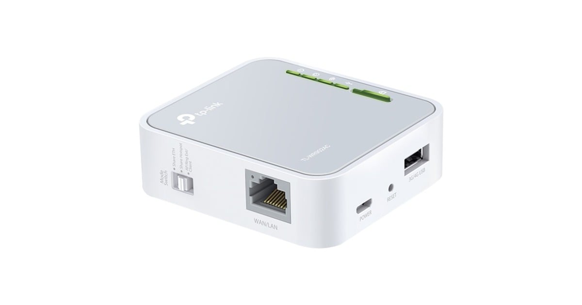 TP-Link TL-WR902AC, AC750 Wireless Travel Router  (Wit/grijs)