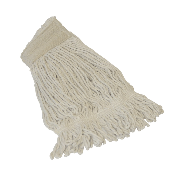 Dweilmop strengenmop 350 gram gelust met band (130350)