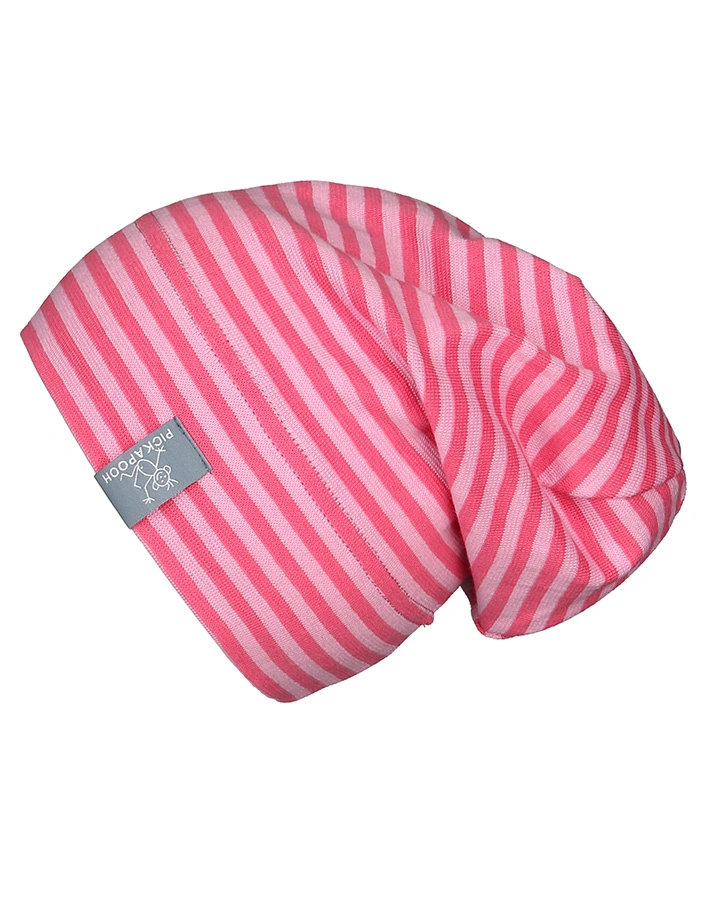 Beanie RAP STRICK gestreift in pink/rosa