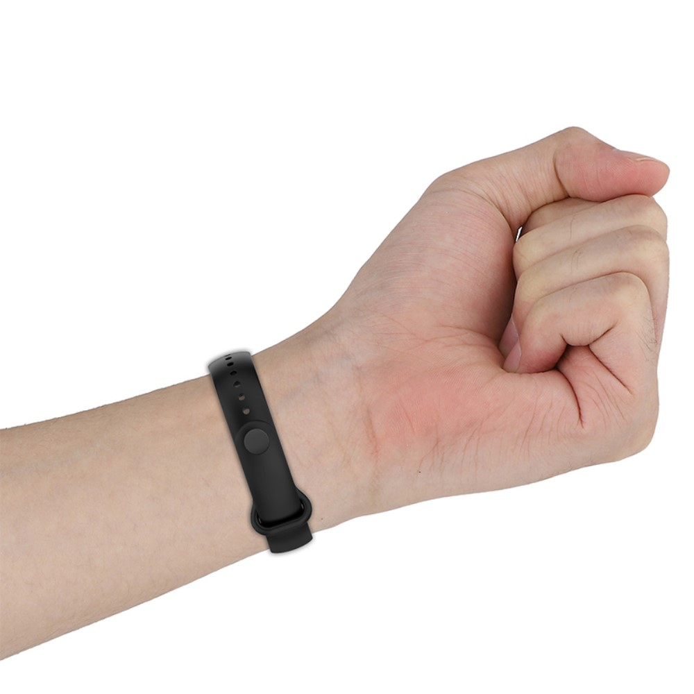 Xiaomi Mi Band 7 / 6 / 5 Ersatz Silikon Armband (Gelenkumfang: 150-200mm) - Schwarz