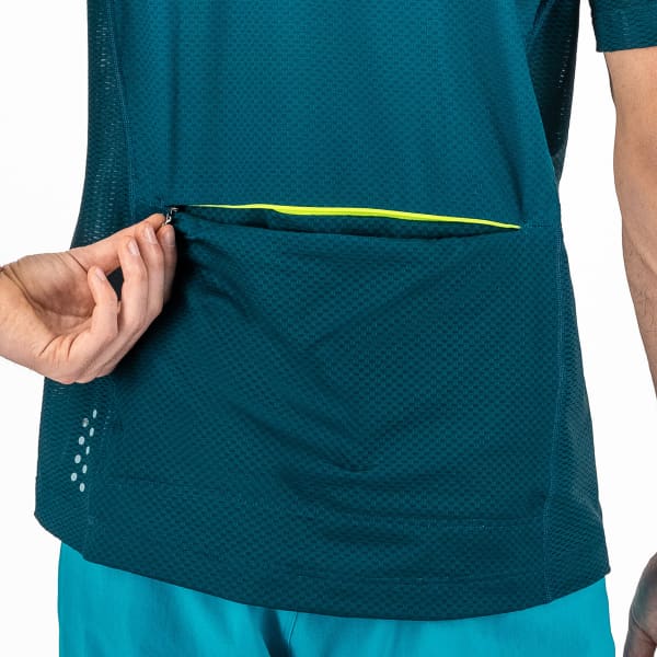 Maillot VTT KARPOS VERVE TEE RELF POND/ENAMEL/YELLOW FLUO