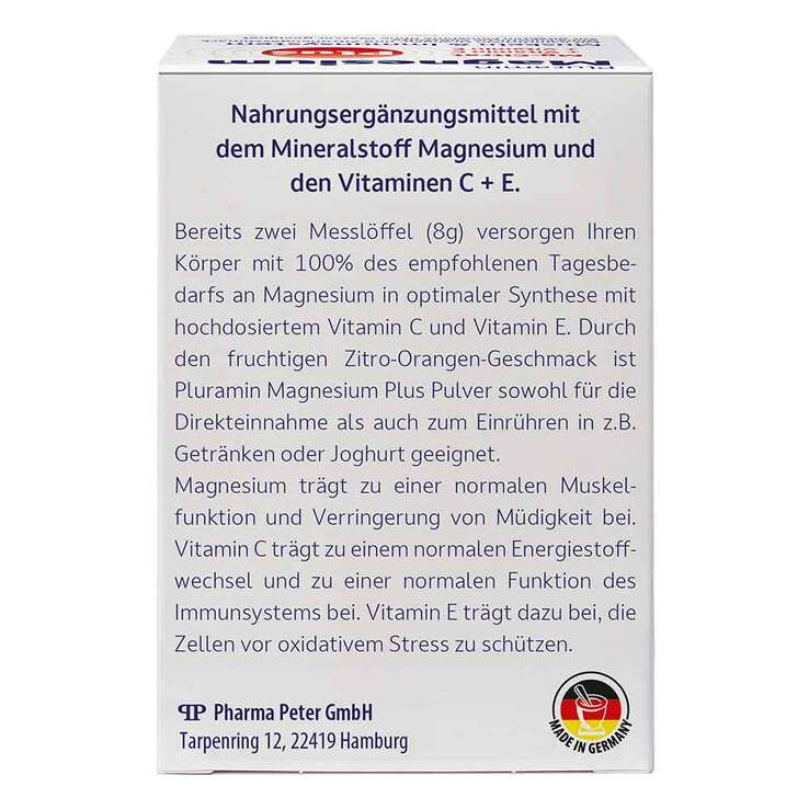Pluramin Magnesium plus Pulver, 180 g