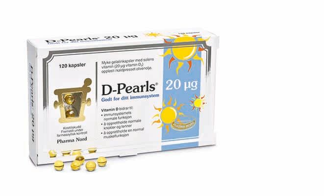 Pharma Nord D-Pearls 20 µg 360 kapsler
