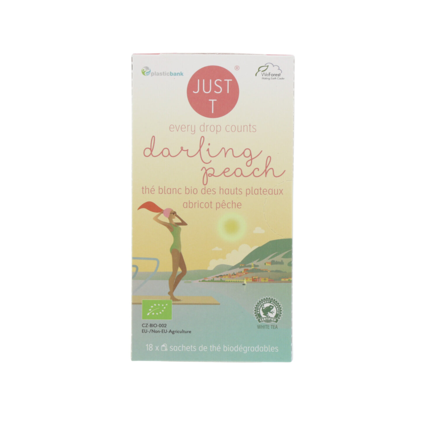 Just T Bio Darling Peach 18 Portionen