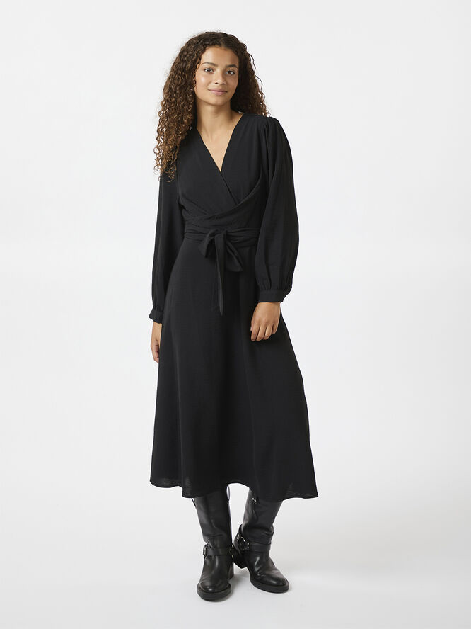 Neo Noir Rimini Structure Dress Black
