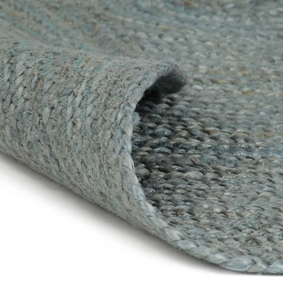 vidaXL - Vloerkleed - Groen - Jute