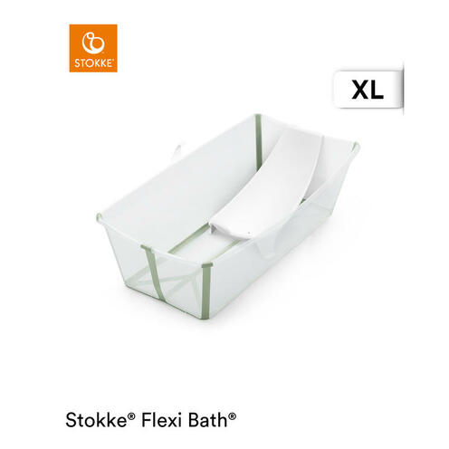 Baignoire pliante Flexibath X-Large Transparent Green - STOKKE