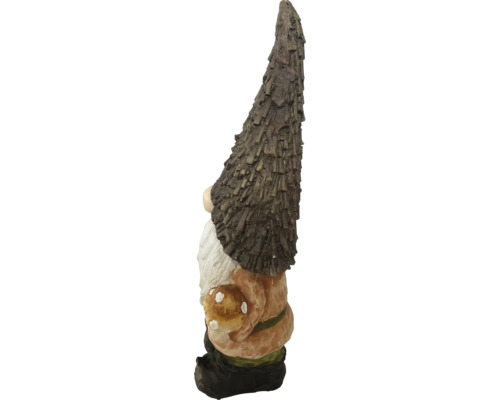 Decoratief kabouterbeeldje, oranje, 65 cm hoog, bruin
