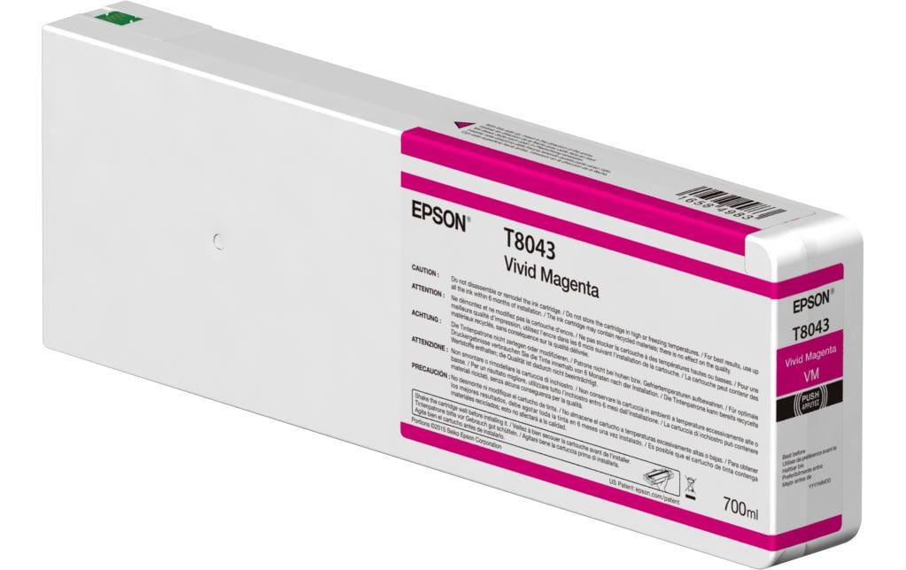 Tinte T804300 Vivid Magenta<br>Druckerpatrone, Vivid Magenta