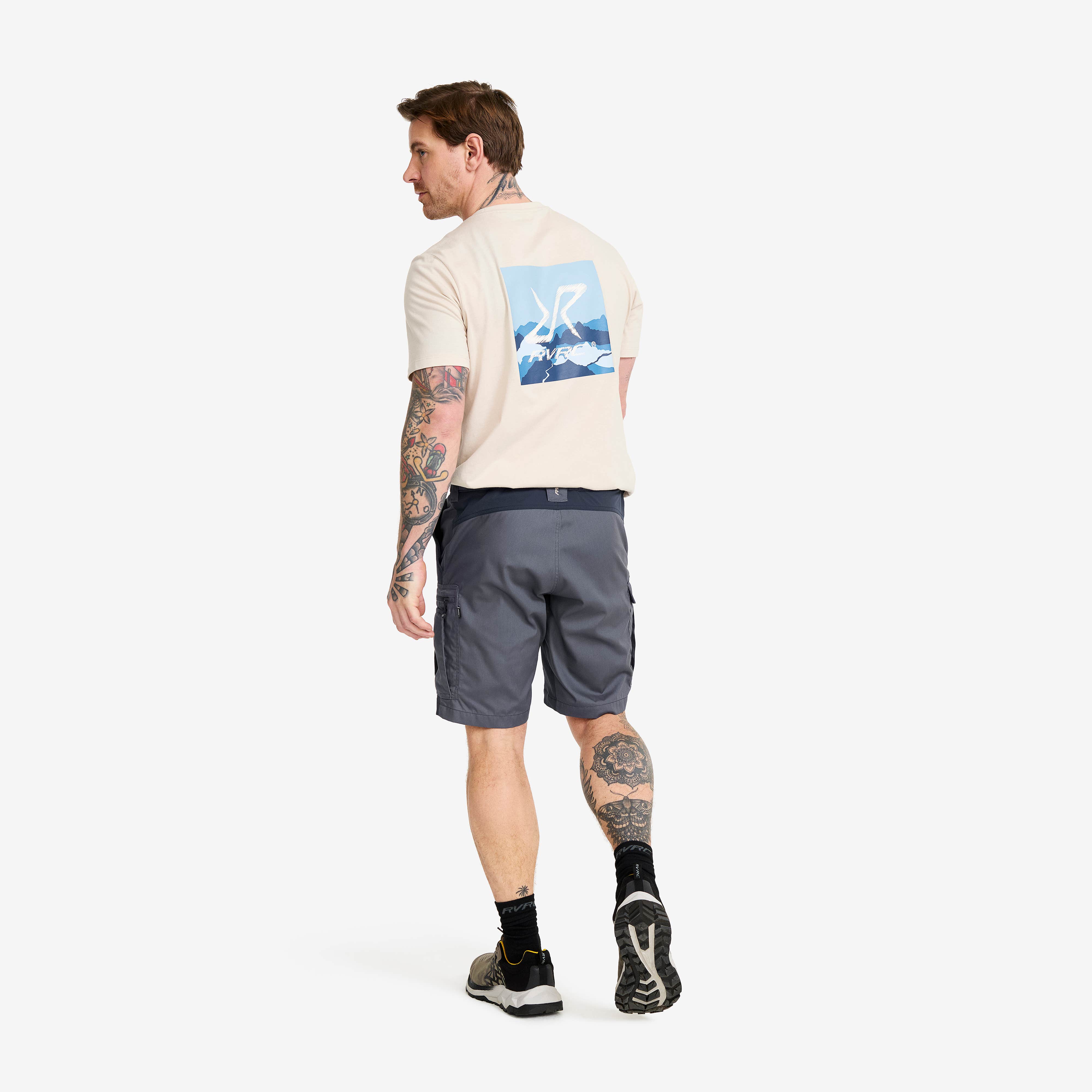 Rambler Lightweight Pro Shorts Herre Turbulence Blue/Blueberry