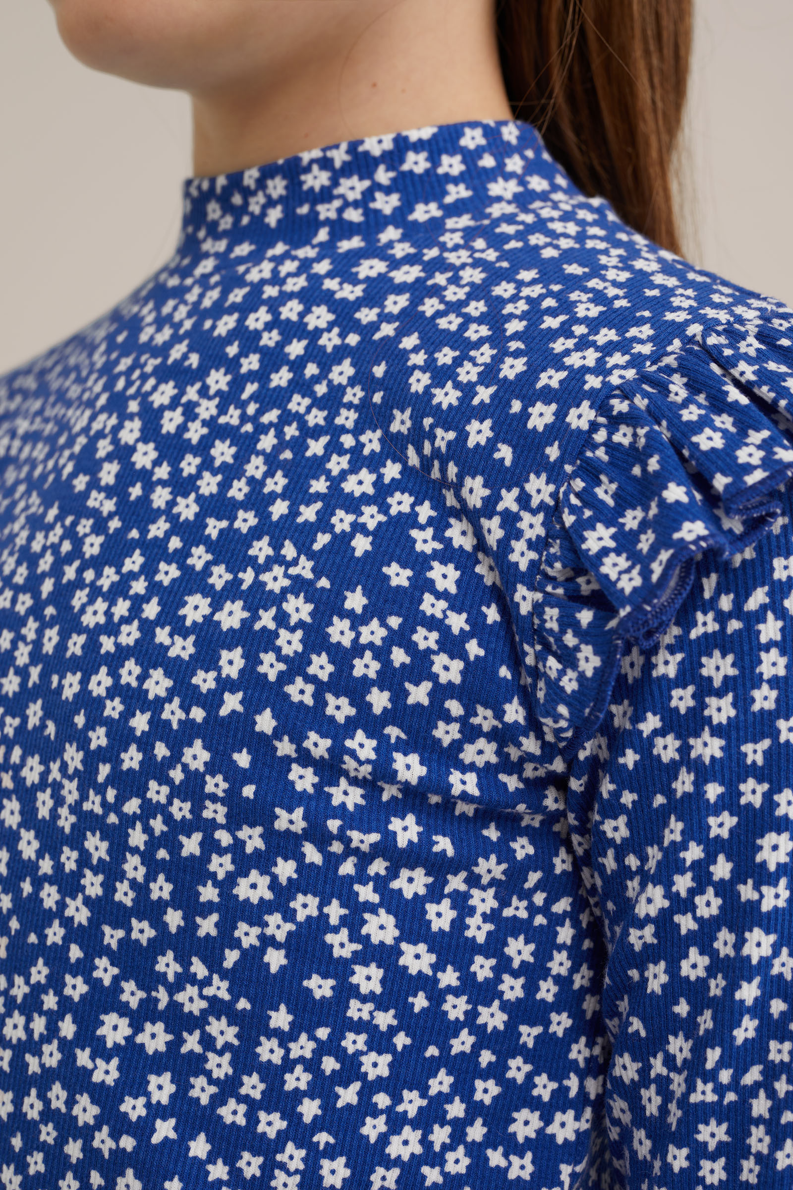 Meisjes T-shirt met dessin WE Fashion Blauw