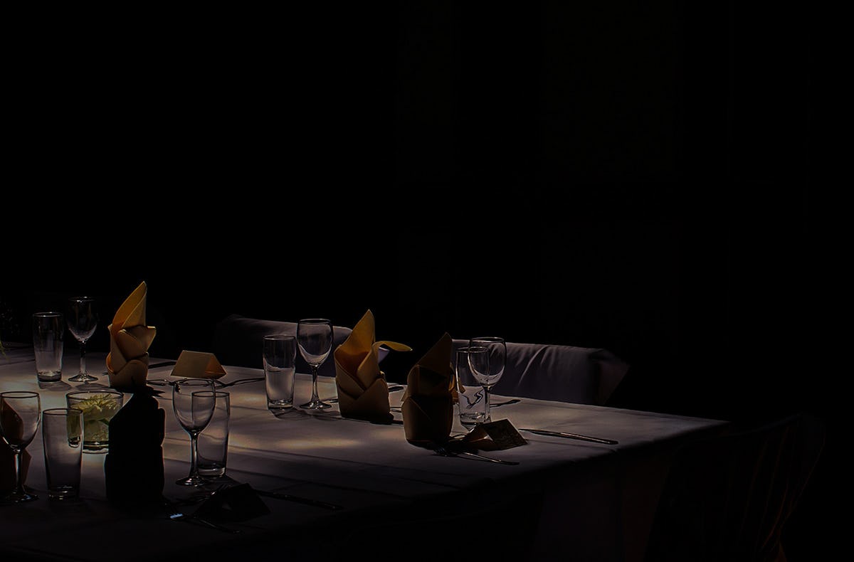 Dinner in the Dark in München - Nymphenburg