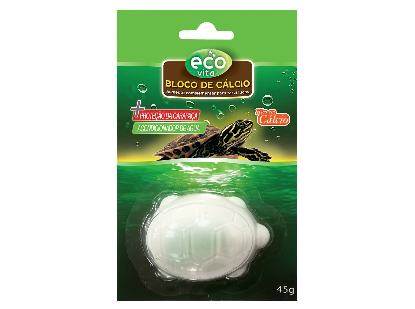 BLOCO DE CALCIO ECO-VITA PARA TARTARUGAS