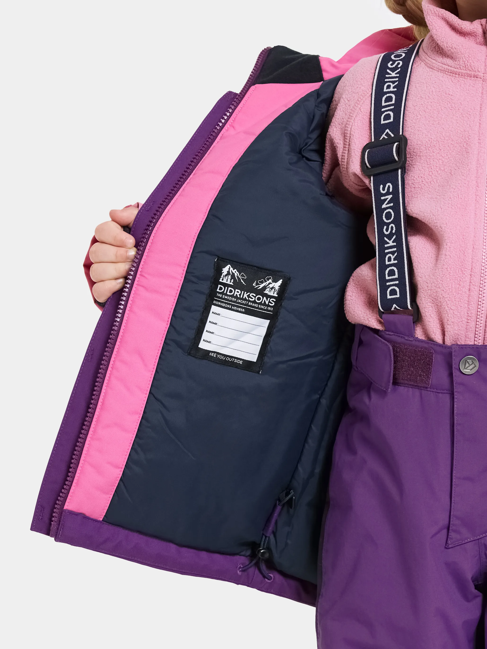 Didriksons Kids' Neptun Jacket 4 Royal Purple