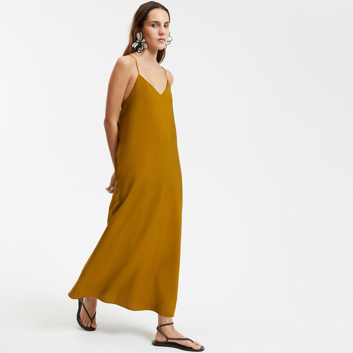 COLEÇÕES LA REDOUTE<br>Saia longa com alças finas