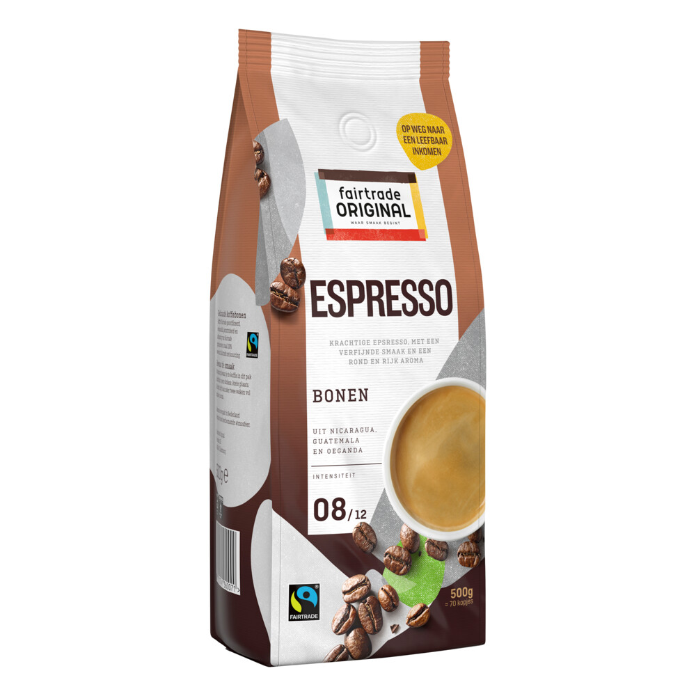 Fairtrade Original Koffiebonen Espresso 500 gr