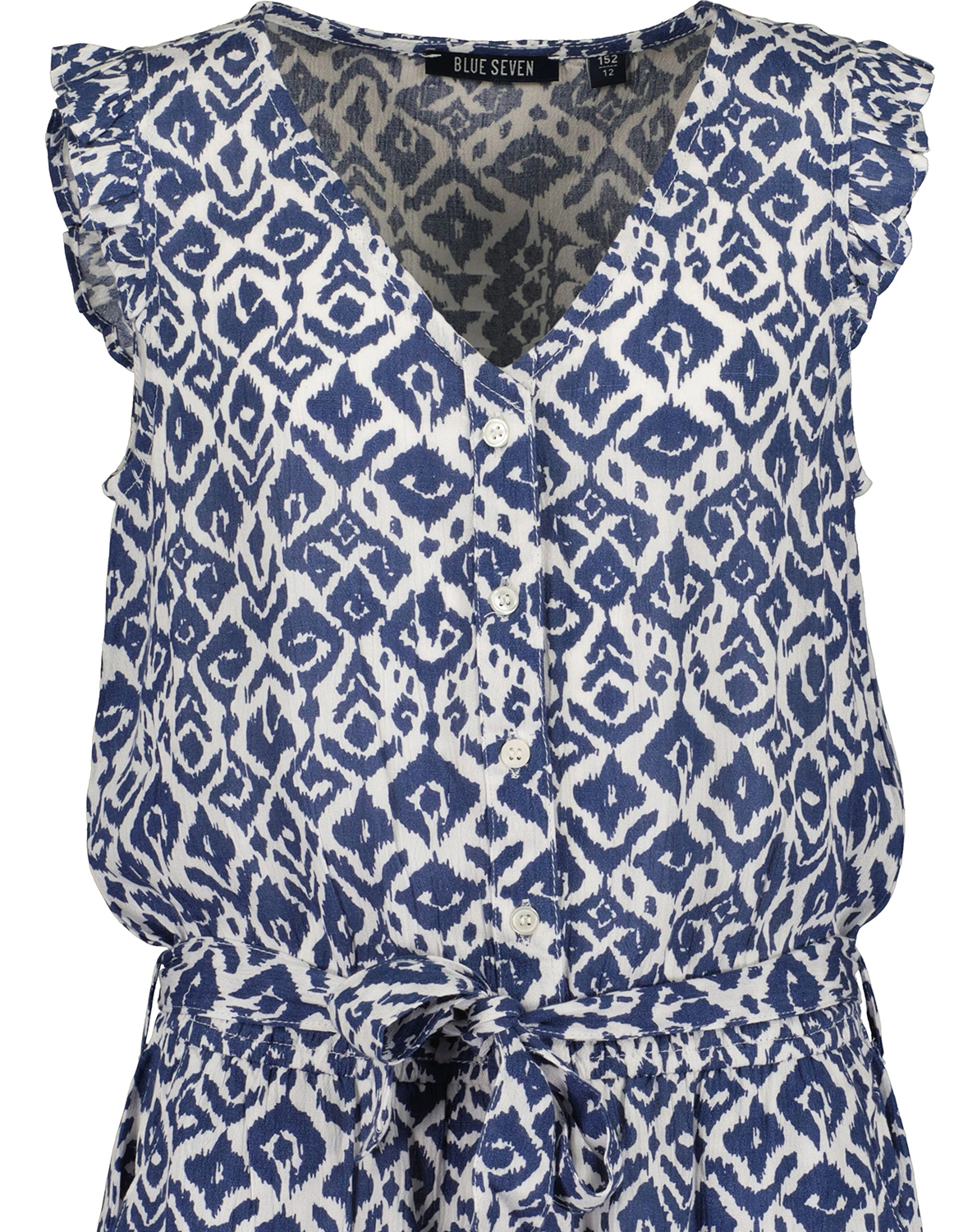 Jumpsuit PATTERN ärmellos in blau
