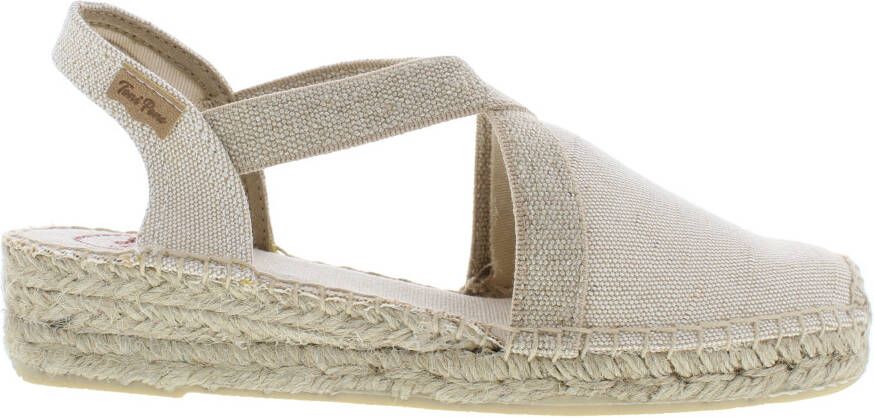 Toni Pons Verdi-V Sandalen Touwzool Gebroken wit