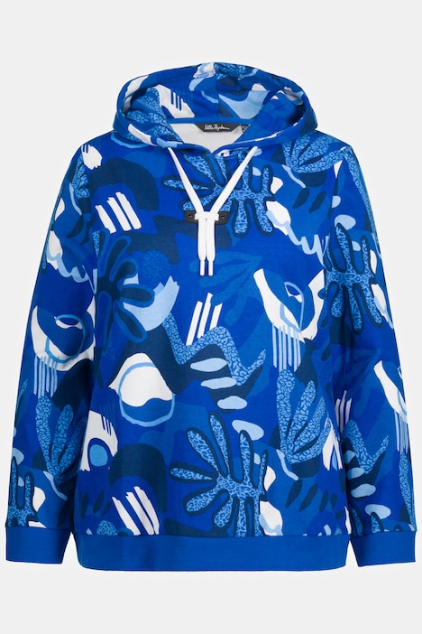 Hoodie, extraweich, bedruckt, Langarm, Kapuzenshirt