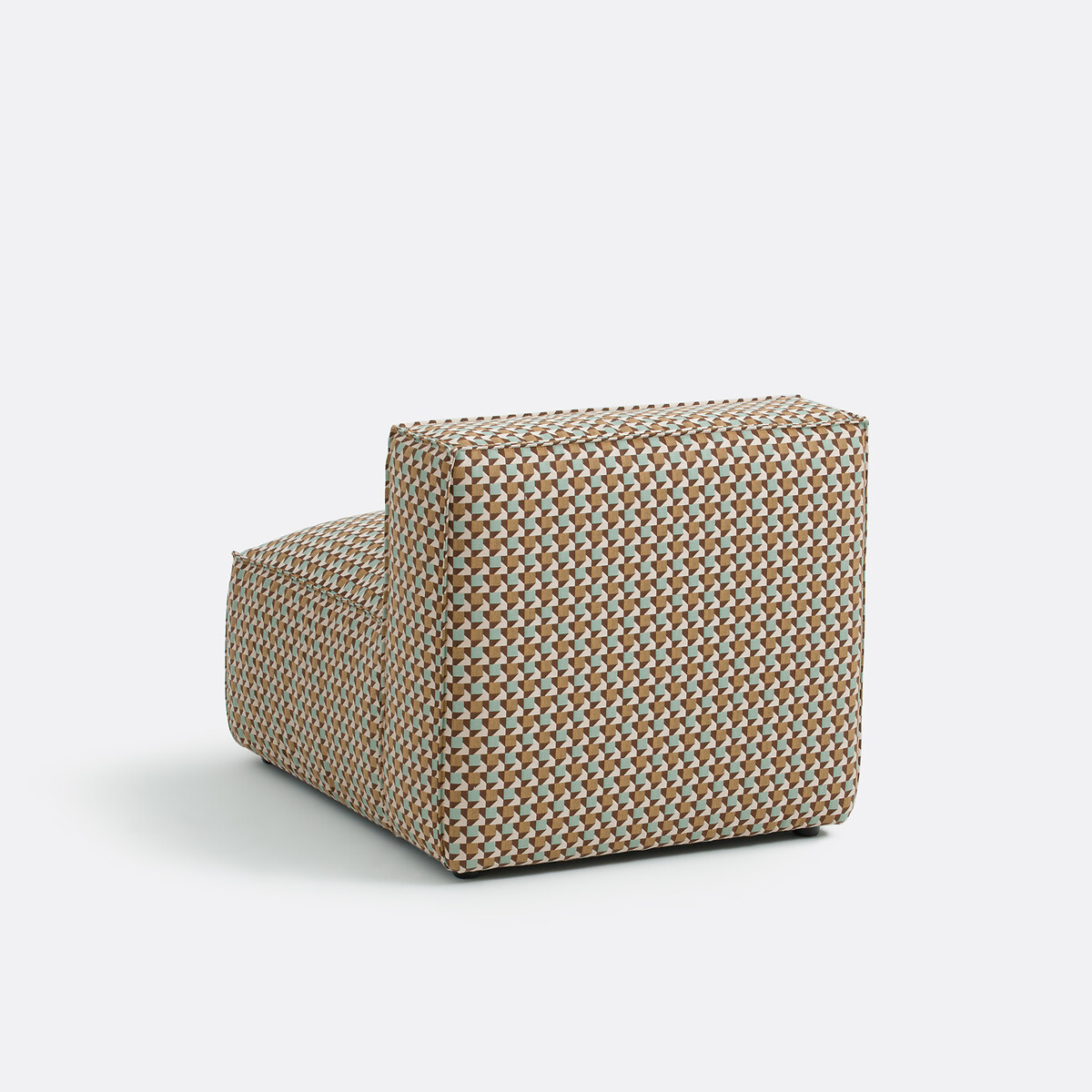 LA REDOUTE INTERIORS<br>Banco modular em tecido jacquard Origami, Seven